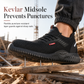 Men's Steel Toe Safety Shoes Breathable Work Boots Lightweight Puncture Resistant Protective Shoes