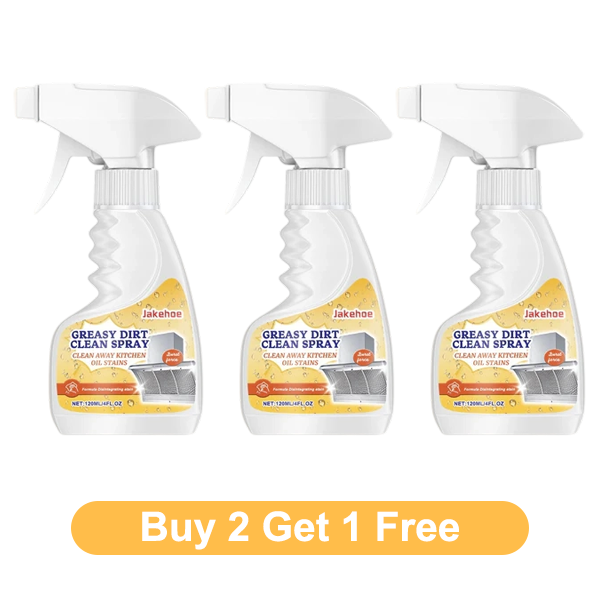 🧴 BUY 2 GET 1 FREE! ✨ Multi-Purpose Kitchen Heavy Oil Cleaner Spray – Powerful Degreasing, Easy Spray & Food-Safe Formula 🍳🔥